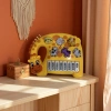 Red car, yellow giraffe, green dinosaur, children's educational toy keyboard, three-in-one Specification image
